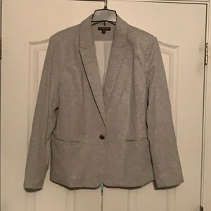 Heather gray blazer